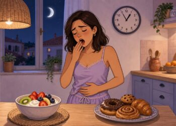 Cuando duermes pocas horas de forma habitual, el cuerpo regula peor el apetito, lo que puede aumentar el hambre durante el día