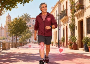 Cuántos pasos al día es recomendable caminar después de los 50 años para cuidar el corazón y las articulaciones