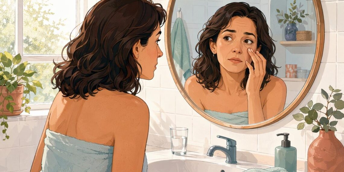 Despertarse con bolsas bajo los ojos no siempre es cansancio: a veces es por líquido retenido durante la noche