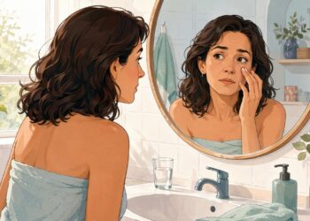 Despertarse con bolsas bajo los ojos no siempre es cansancio: a veces es por líquido retenido durante la noche