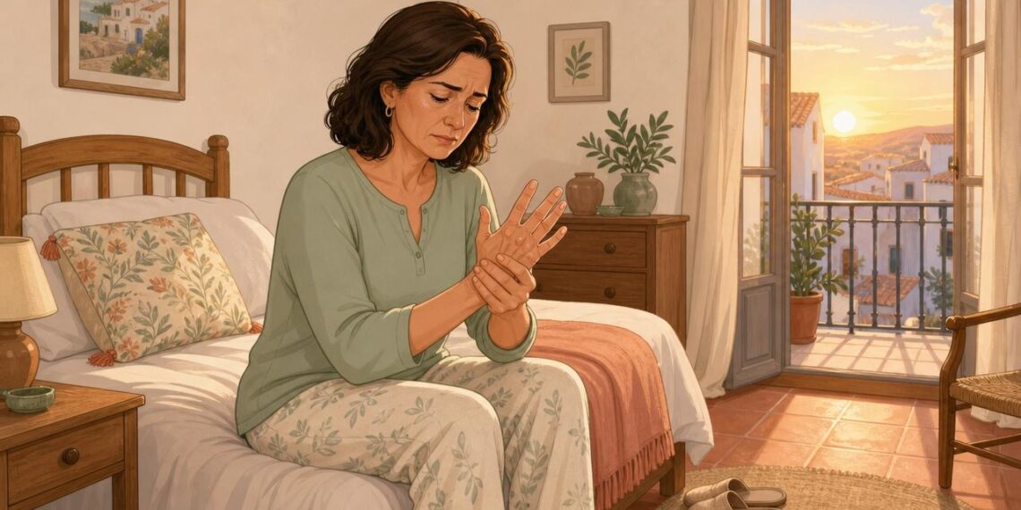 Despertarse con las articulaciones rígidas y dolor por la mañana con frecuencia puede ser una de las primeras señales de artritis inflamatoria