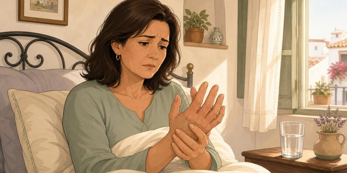 Despertarse con las manos rígidas e hinchadas por la mañana con frecuencia puede ser una de las primeras señales de artritis reumatoide