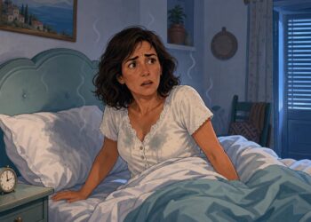 Despertarse empapado en sudor durante la noche con frecuencia puede ser una de las primeras señales de un desequilibrio hormonal o de la tiroides