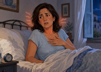Despertarse sudando en exceso durante la noche con frecuencia puede ser una de las primeras señales de un desequilibrio hormonal o de la tiroides