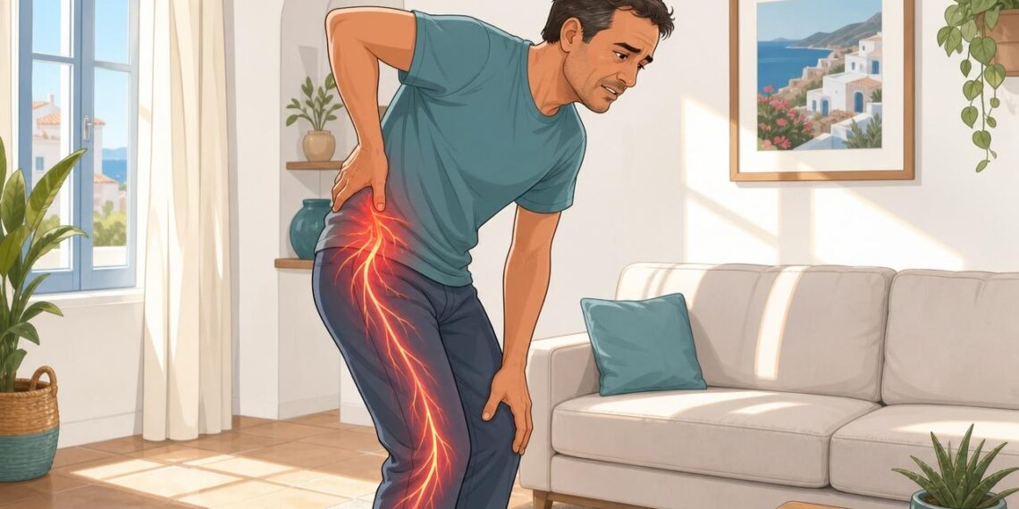 Dolor lumbar que baja por la pierna: la pista que diferencia la ciática del dolor muscular común