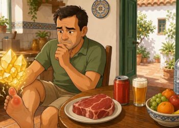 El ácido úrico alto no se debe solo a la carne roja, sino también al azúcar y al alcohol que consumimos a diario