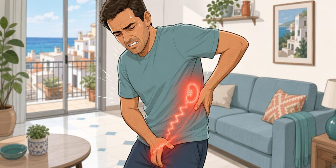 El dolor lumbar intenso que se irradia hacia la ingle y viene con oleadas no siempre es muscular: puede ser una señal de cálculos en el riñón