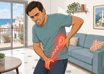 El dolor lumbar intenso que se irradia hacia la ingle y viene con oleadas no siempre es muscular: puede ser una señal de cálculos en el riñón