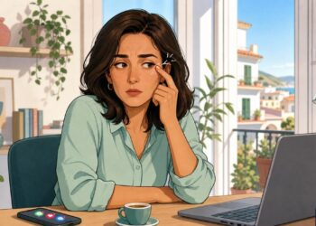 El párpado que tiembla solo no siempre es cansancio: a veces es por estrés, exceso de cafeína o falta de magnesio