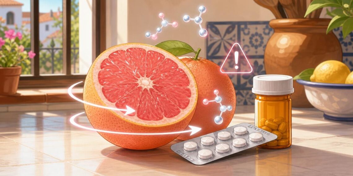 El pomelo no es solo una fruta más: puede interferir con ciertos medicamentos, así que conviene tenerlo en cuenta