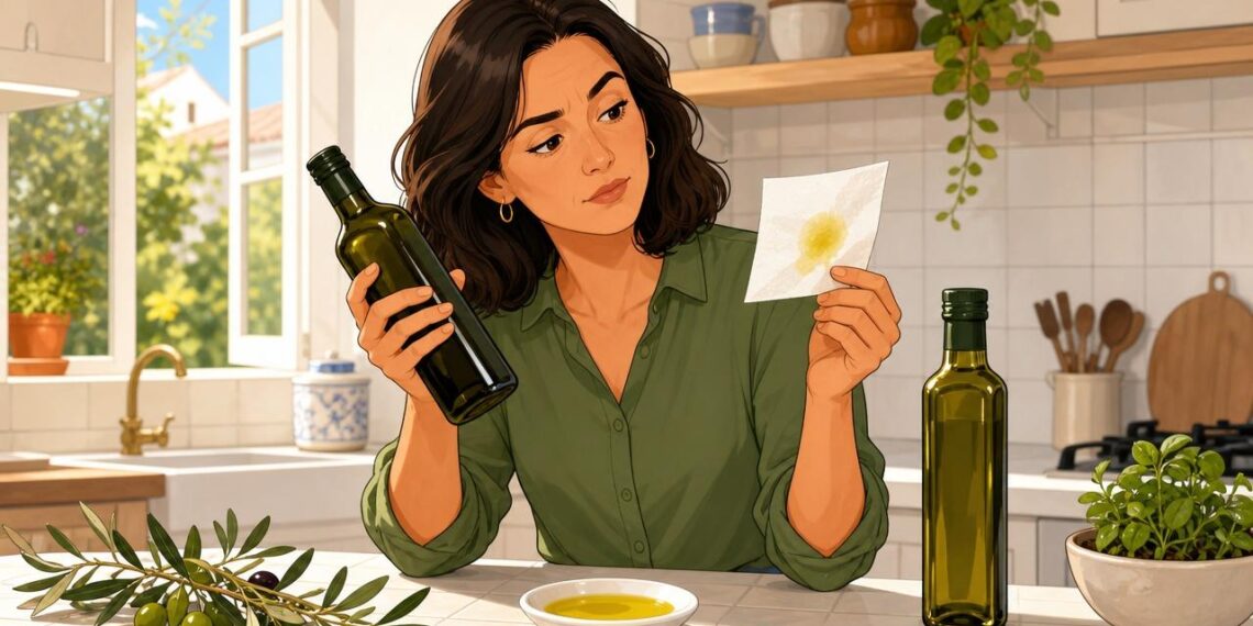 El truco de la servilleta para saber si el aceite de oliva que compras es realmente virgen extra