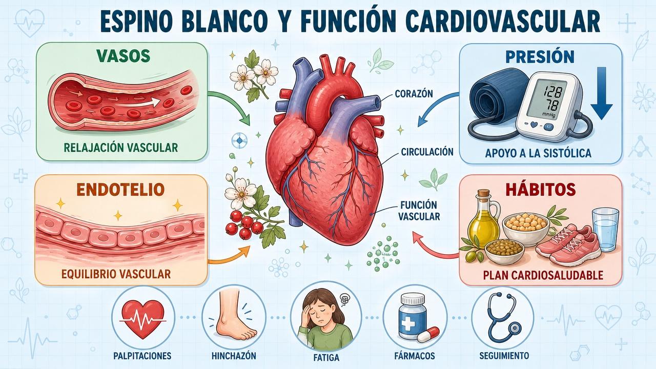 Presión, vasos, endotelio y hábitos: claves del enfoque cardiovascular.