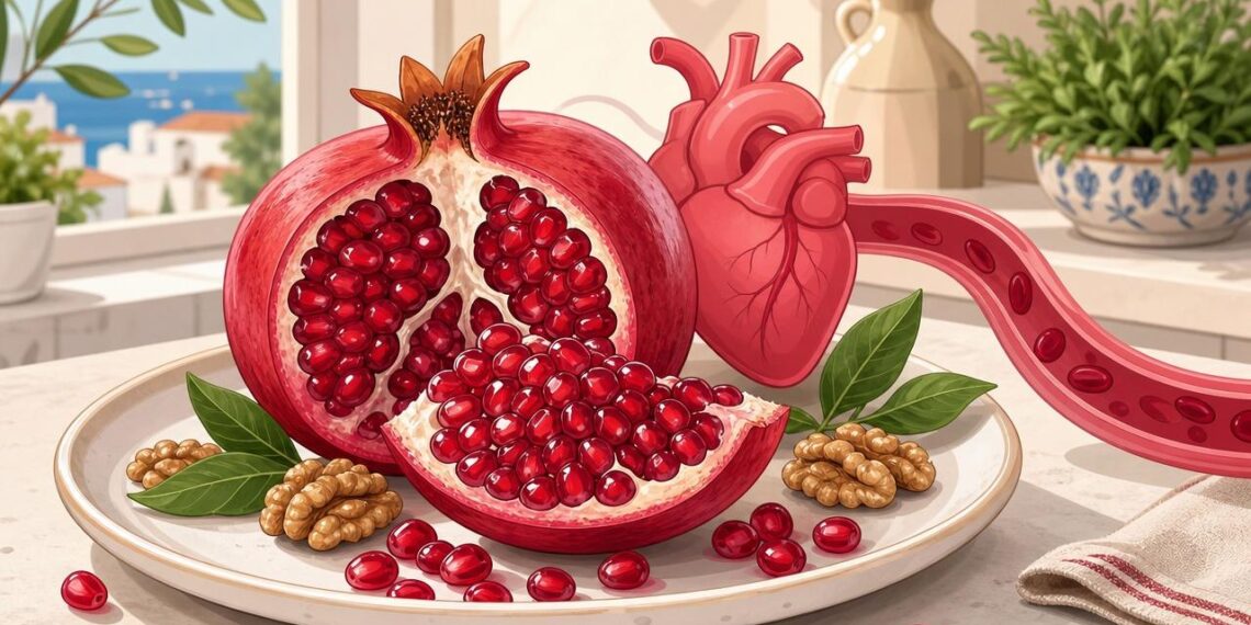 Granada y salud cardiovascular: lo que investigan los estudios sobre esta fruta y la protección del corazón