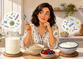 Kéfir o yogur natural: cuál de los dos aporta más probióticos para cuidar la flora intestinal