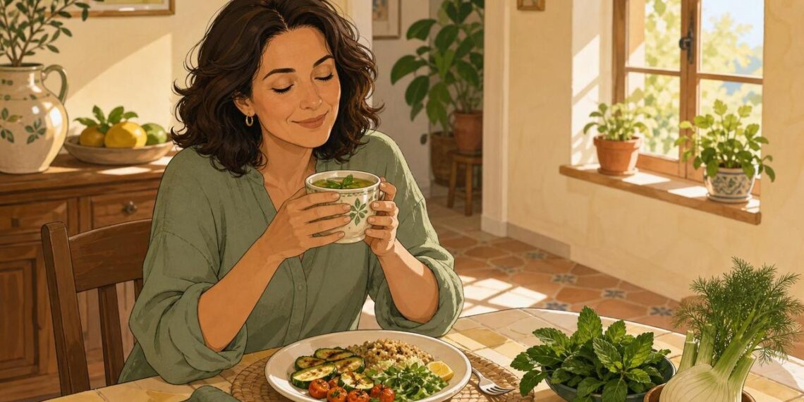 La infusión casera que puede ayudar a aliviar la sensación de hinchazón abdominal de forma natural
