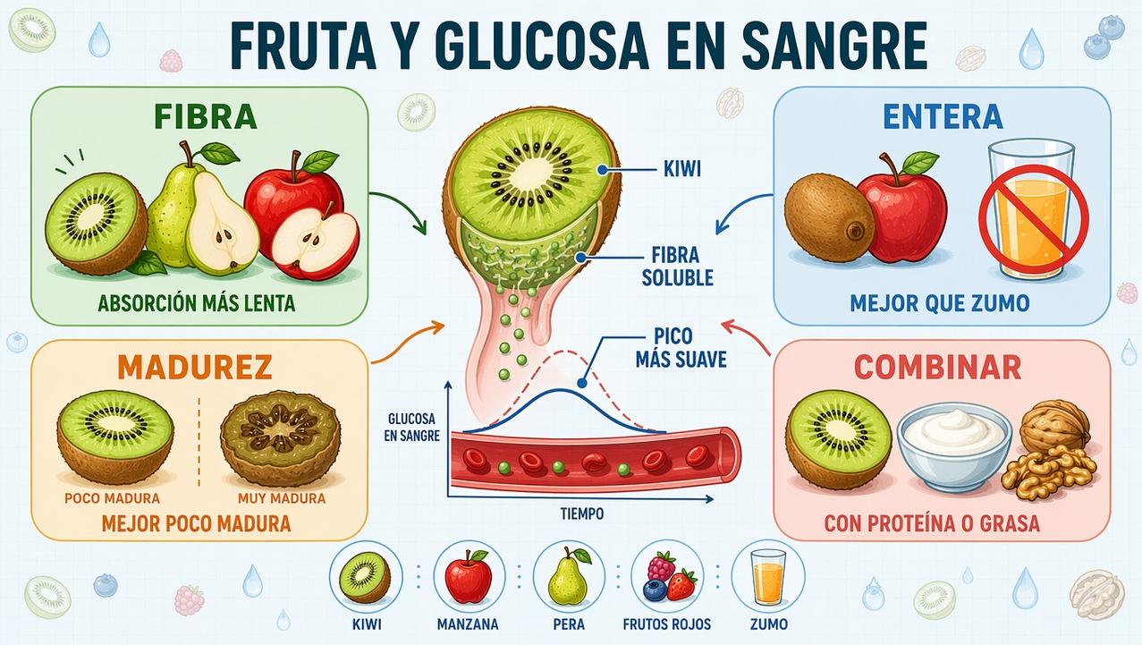 Fibra, formato, madurez y combinación: claves para elegir mejor la fruta.