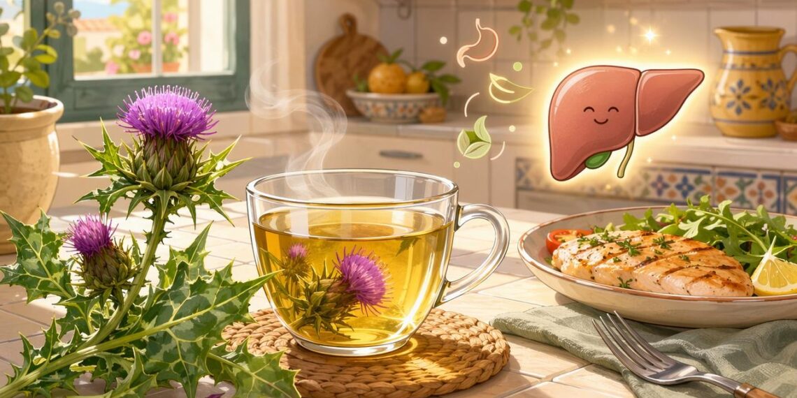 La mejor planta para apoyar la salud del hígado y reducir la hinchazón abdominal de forma natural