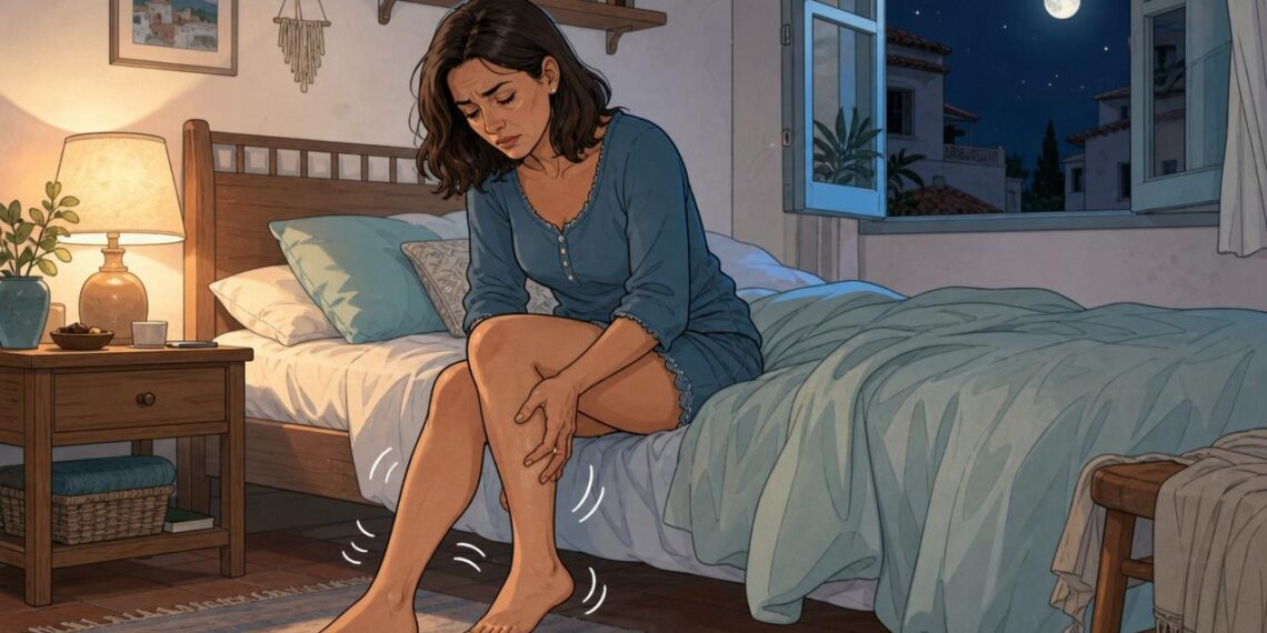 La necesidad de mover las piernas al acostarse no siempre es nervios: qué es el síndrome de piernas inquietas