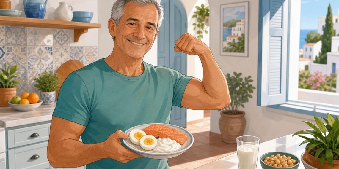 La pérdida de masa muscular a partir de los sesenta años no es inevitable: cuánta proteína hace falta al día