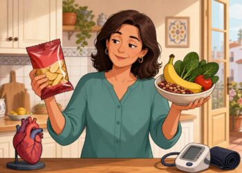 La presión arterial alta no se debe solo al exceso de sal consumida, sino al bajo consumo diario de potasio, que regula el sodio dentro de las células musculares