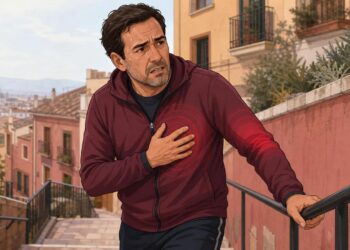 La presión o el peso en el pecho al hacer esfuerzo no siempre es cansancio, y conviene diferenciarlo de una angina para no retrasar la atención médica