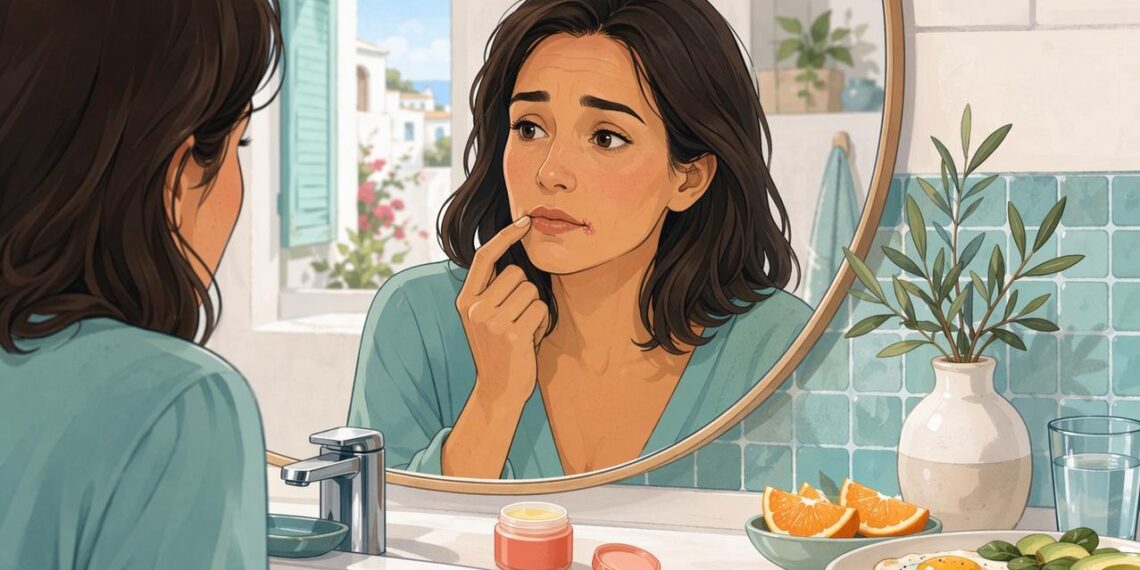 Las grietas en las comisuras de los labios no siempre son por el frío: a veces son una señal de falta de vitaminas del grupo B o hierro