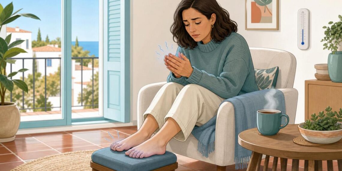 Las manos y los pies fríos no siempre se deben al clima, sino en muchos casos a la mala circulación o al déficit de hierro