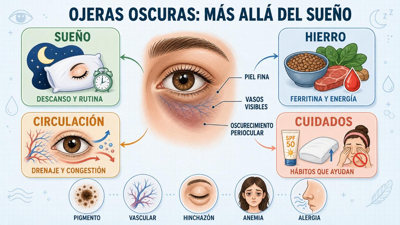Sueño, hierro, circulación y cuidados explican las causas más frecuentes.