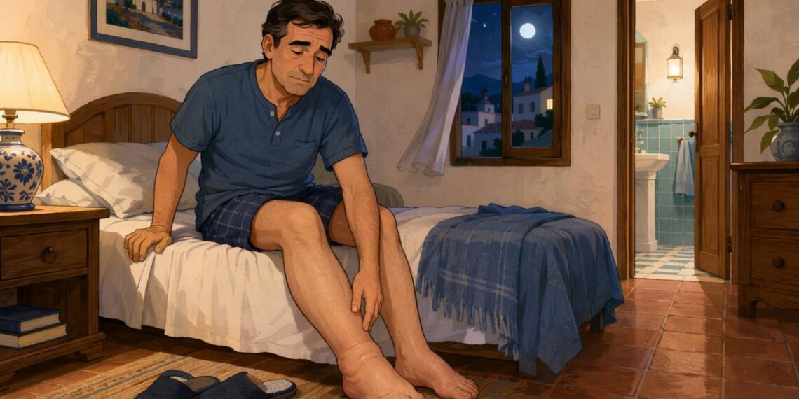 Levantarse varias veces para orinar por la noche no siempre significa beber mucha agua: a veces es señal de retención e hinchazón durante el día