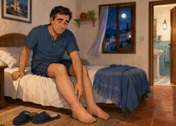 Levantarse varias veces para orinar por la noche no siempre significa beber mucha agua: a veces es señal de retención e hinchazón durante el día