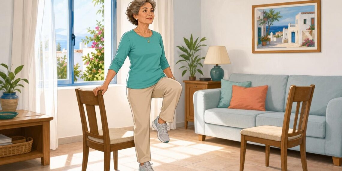 Los 3 ejercicios para mejorar el equilibrio y prevenir caídas después de los 60 años