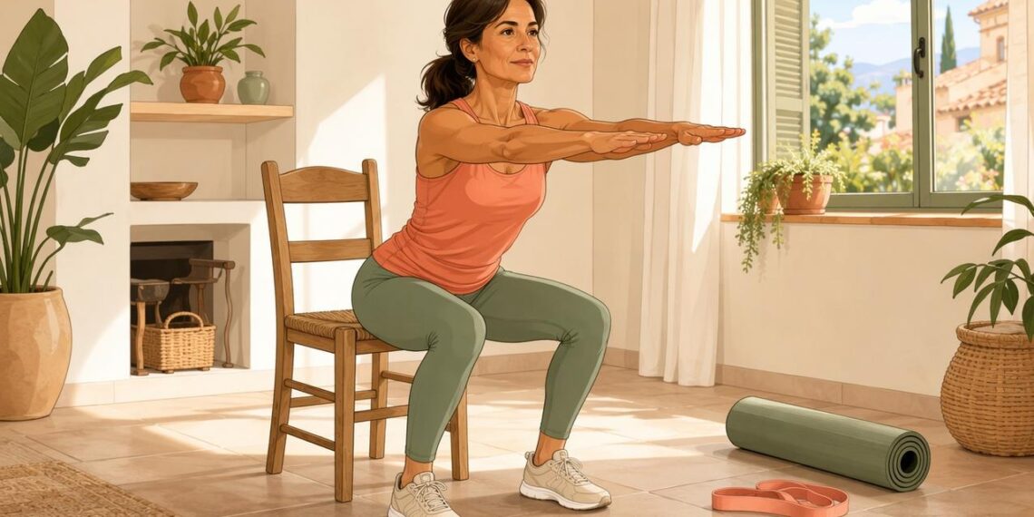 Los 3 mejores ejercicios para fortalecer las piernas y la espalda después de los 45 años cumplidos