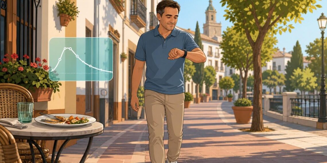 Los beneficios de caminar después de comer para personas con azúcar alta y cuántos minutos son suficientes