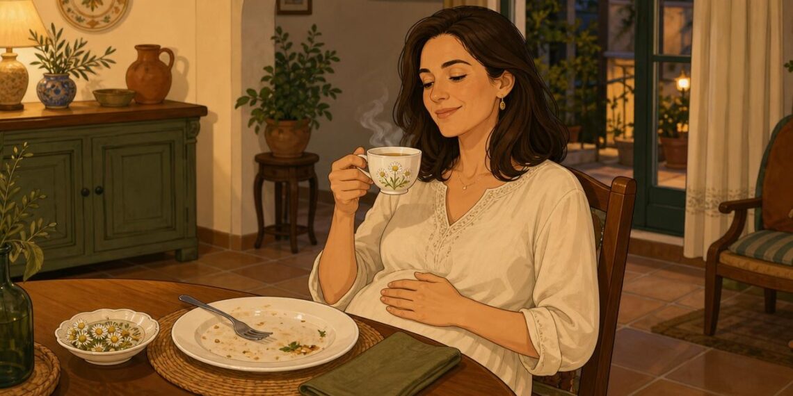 Los beneficios de la infusión de manzanilla para personas con digestión pesada y el mejor horario para tomarla
