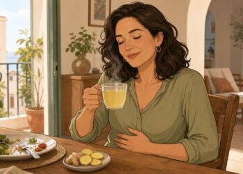 Los beneficios del agua de jengibre para personas con digestión lenta y el mejor horario para consumirla