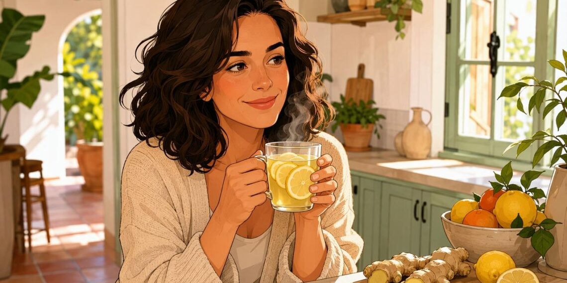 Los beneficios del agua de jengibre y limón en ayunas y el mejor horario para tomarla