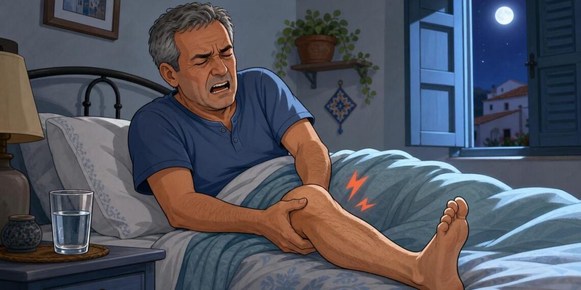 Los calambres nocturnos en las piernas no se deben solo al cansancio, sino, en muchos casos, al déficit de magnesio y a una mala circulación