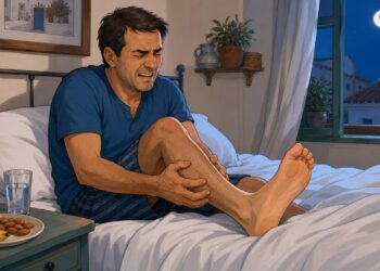 Los calambres nocturnos frecuentes en las piernas no siempre se deben a la falta de agua, sino al desequilibrio entre tres minerales clave: magnesio, potasio y calcio