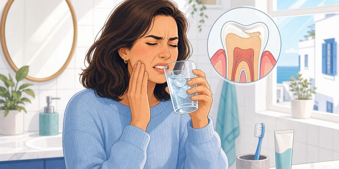 Los dientes que duelen con el frío o el dulce no siempre son caries: a veces es sensibilidad por el desgaste del esmalte