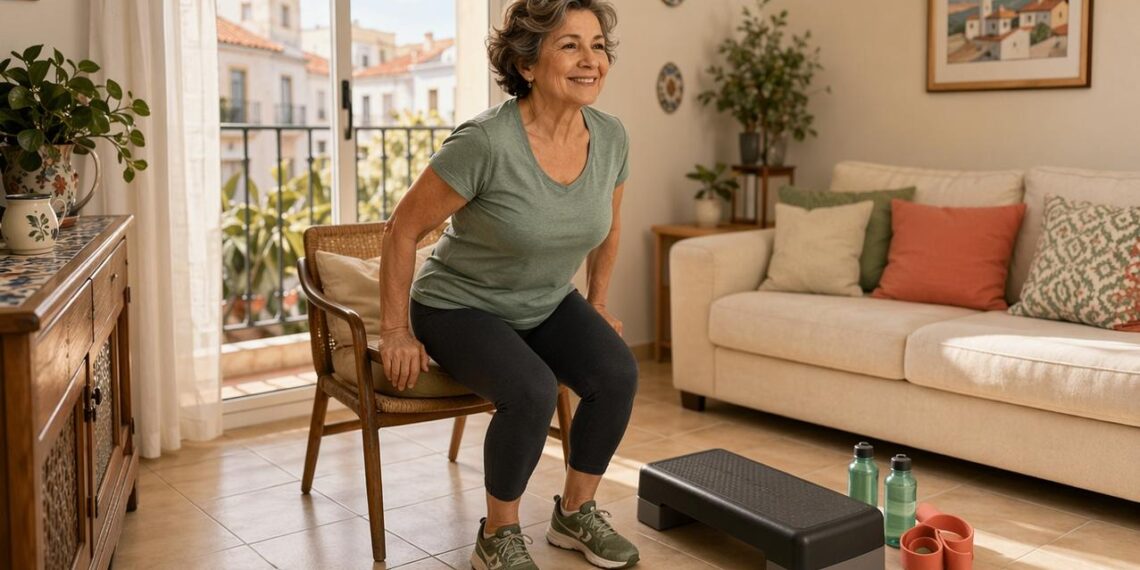 Los ejercicios sencillos para mantener la masa muscular y la fuerza después de los 60