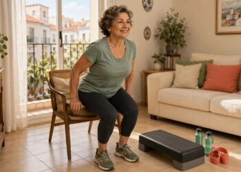 Los ejercicios sencillos para mantener la masa muscular y la fuerza después de los 60