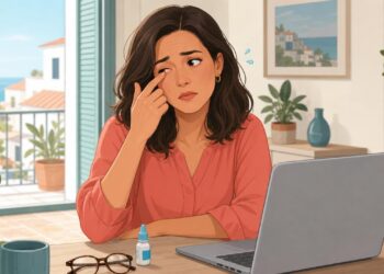 Los ojos secos y con sensación de arenilla no siempre son por las pantallas, a veces son señal del síndrome del ojo seco o de una alteración de las lágrimas