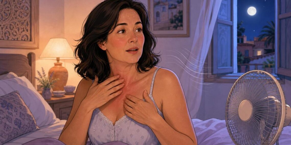 Los sofocos y los sudores repentinos en mujeres no siempre son cosa del calor, muchas veces son la primera señal de la perimenopausia o de un cambio hormonal