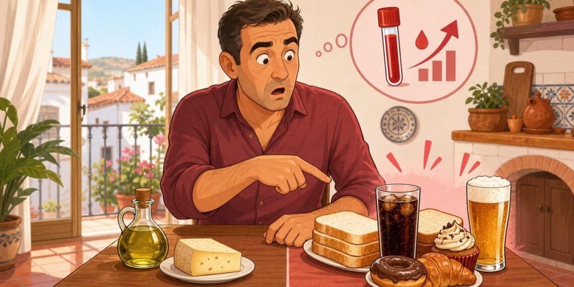 Los triglicéridos altos no se deben solo a comer grasa, sino en la mayoría de casos al exceso de azúcar, harinas refinadas y alcohol