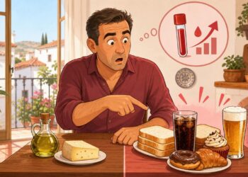 Los triglicéridos altos no se deben solo a comer grasa, sino en la mayoría de casos al exceso de azúcar, harinas refinadas y alcohol