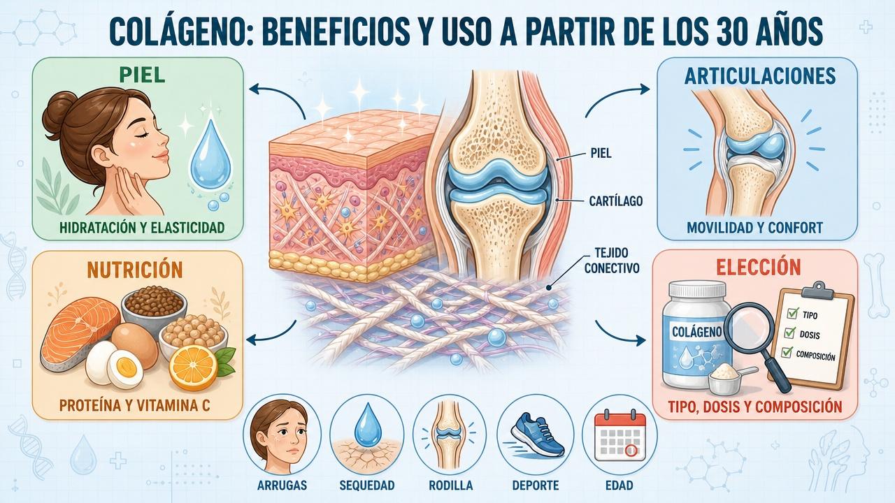 Piel, articulaciones, nutrición y elección del producto resumen sus pilares clave.