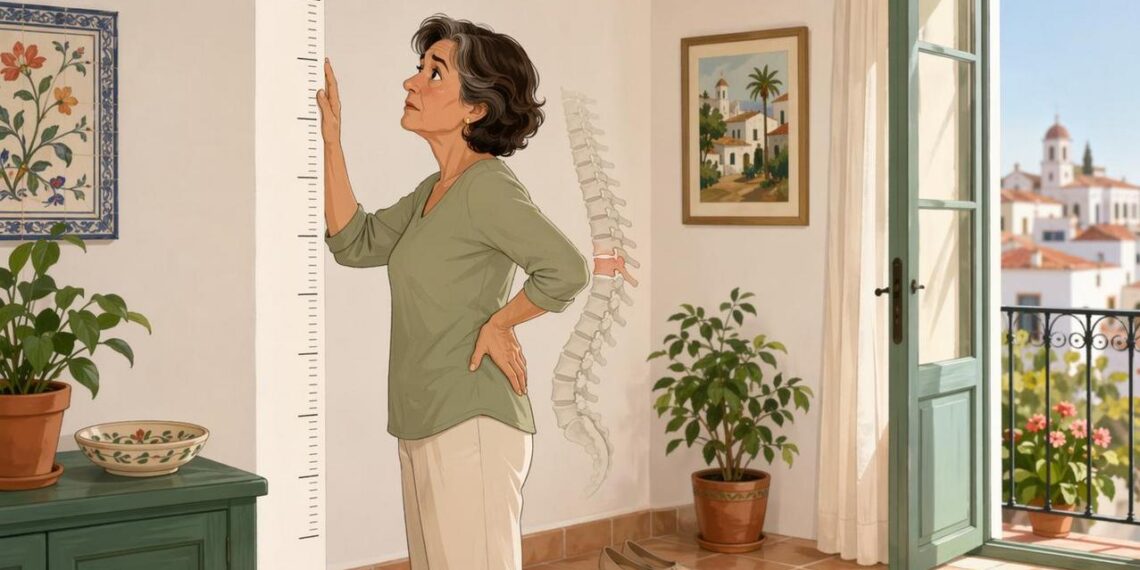 Perder centímetros de estatura con los años no es solo cosa de la edad, muchas veces es una señal silenciosa de osteoporosis