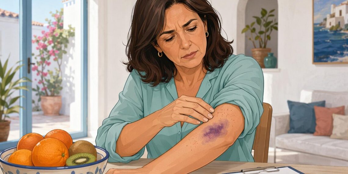 Que aparezcan moratones con facilidad no siempre se debe a golpes olvidados, a veces es señal de un déficit de vitaminas o de un problema en las plaquetas