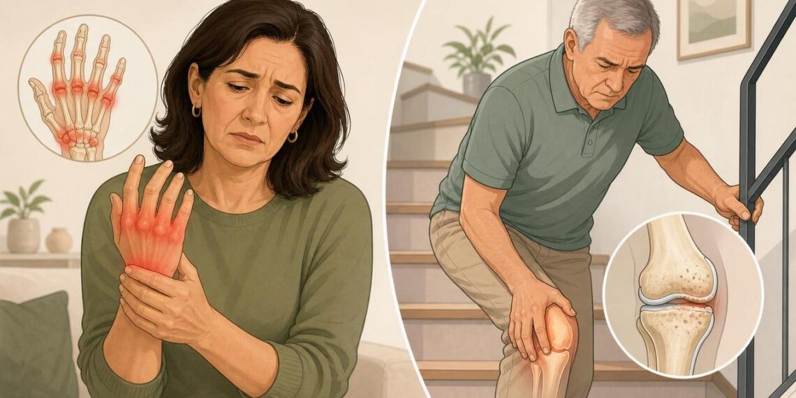 ¿Qué diferencia hay entre la artritis y la artrosis? Cómo reconocer cada tipo de dolor articular y cuándo consultar