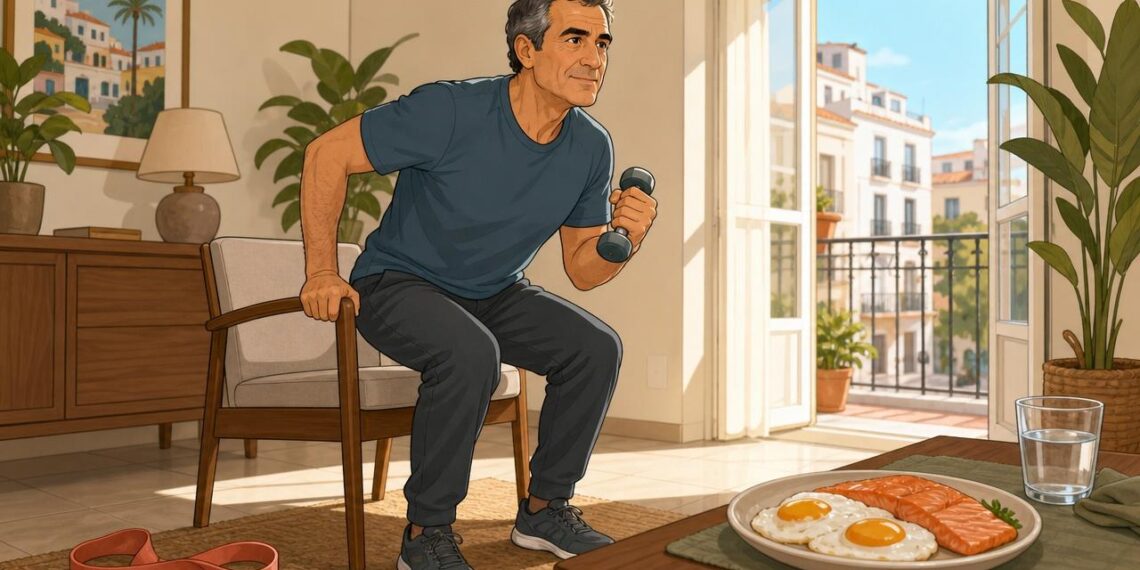 Qué es la sarcopenia: la pérdida de masa muscular a partir de los 50 años y cómo frenarla con ejercicio y proteínas